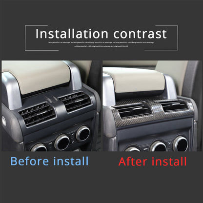 Real Carbon Fiber Rear Air Outlet Vent Panel Trim Cover For LR Defender 2020-24 20