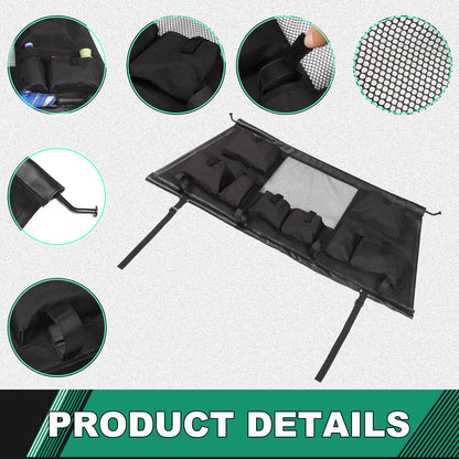 Rear Trunk Cargo Net Storage Bag Tray For Volvo XC90 2015+ 15