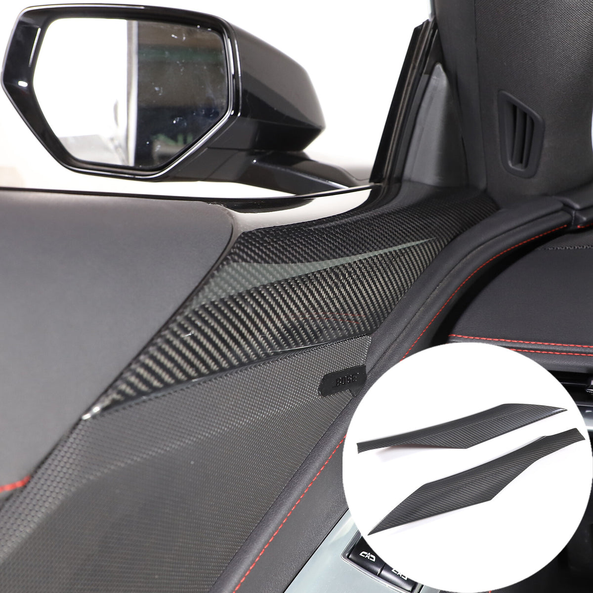 Front Door Hand Rest Panel Trim For Corvette C8 Coupe Convertible Z06 Z51 20+ 13