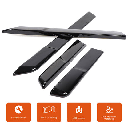 Glossy black Body Side Door Moulding Cover Trim For Toyota Land Cruiser LC250 24 18