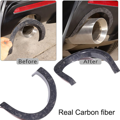 Forged Real Carbon Fiber Rear bumper trim Frame For Toyot-a Supra 2019-2024 1