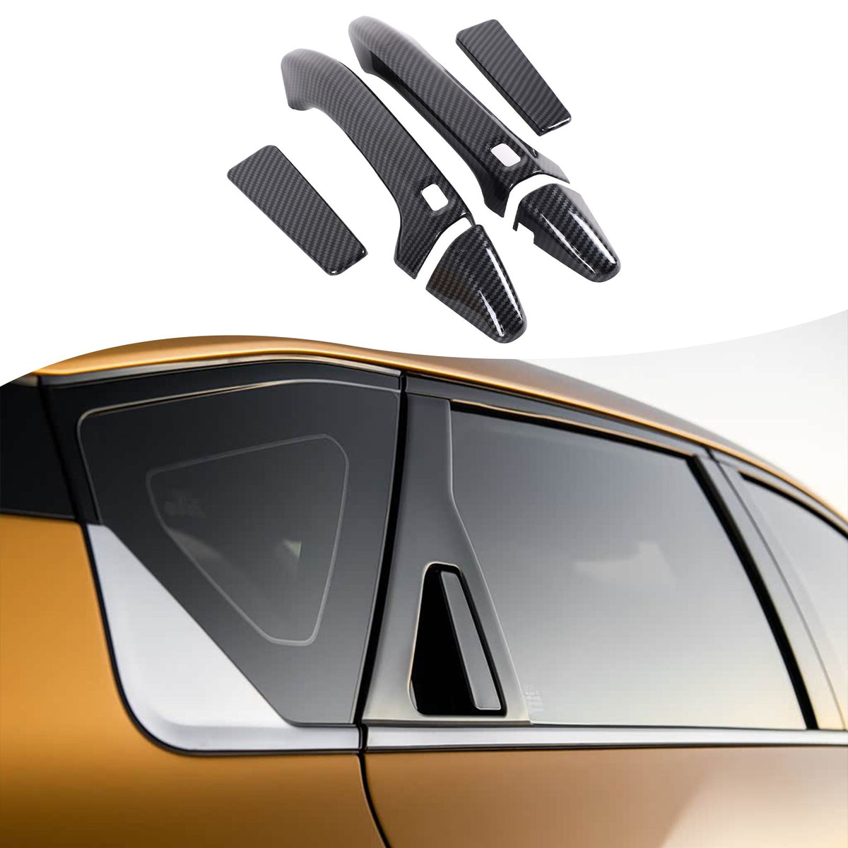 ABS Carbon fiber Interior Cover Trim Decor Accessories For Kia K4 2025+ 61