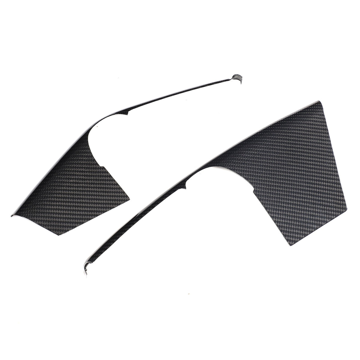 Real Carbon Fiber Mode Button Side Cover Trim For Nissan GT‑R R35 2008‑2016 6
