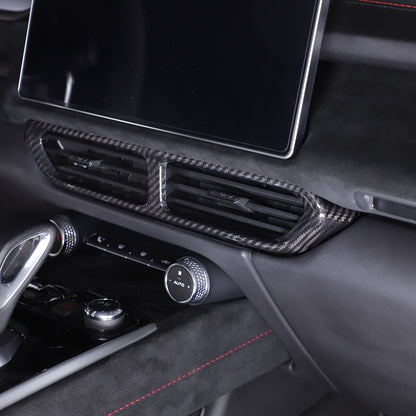 Real Carbon Fiber Center Console Air Vent Panel Trim For Lotus EMIRA 2021-25 5