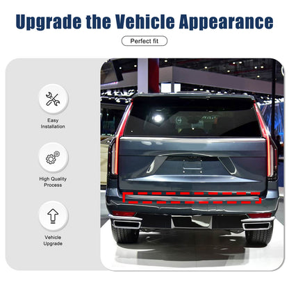 Real Carbon Fiber Rear Emblem Trim For Cadillac Escalade 2021-2023 16