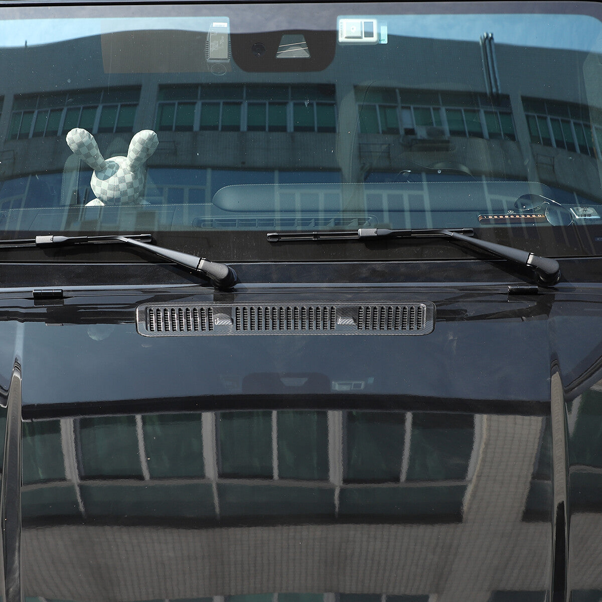 Real Carbon Fiber Hood Engine Air Vent Outlet Cover Trim For Benz G-Class 19-25 7