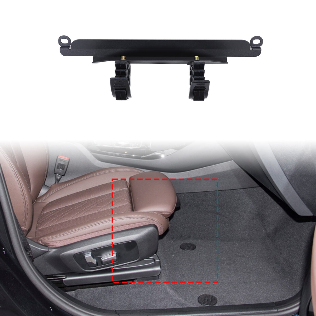 Passanger Side Under Seat Flashlight Holder Bracket Mount For BMW X3 G01 2018-22 2