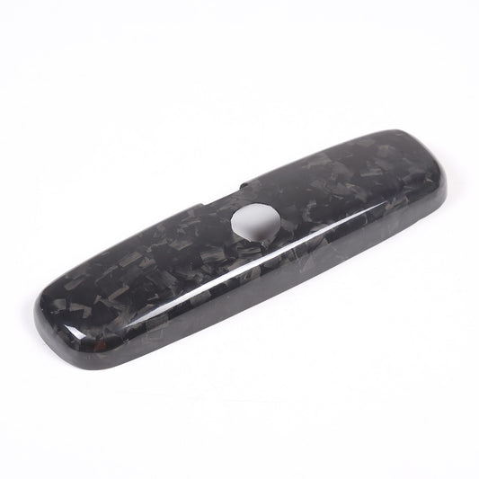 Forged Carbon Fiber Interior Rearview Mirror Base Trim For Toyota Subaru BRZ 22+ 1