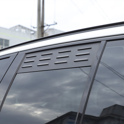 Aluminum Alloy Rear Window Louver Shutter Cover Trim For BMW X3 G01 2018+ 24