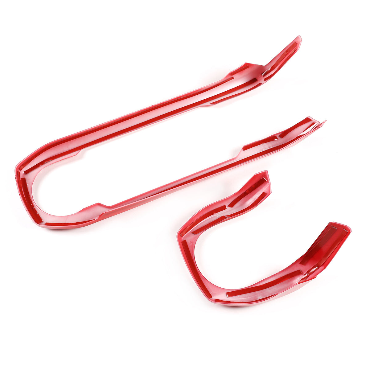 Sports Red ABS Dashboard Panel Cover Trim 2pcs For Toyota Tacoma 2016-2023 5