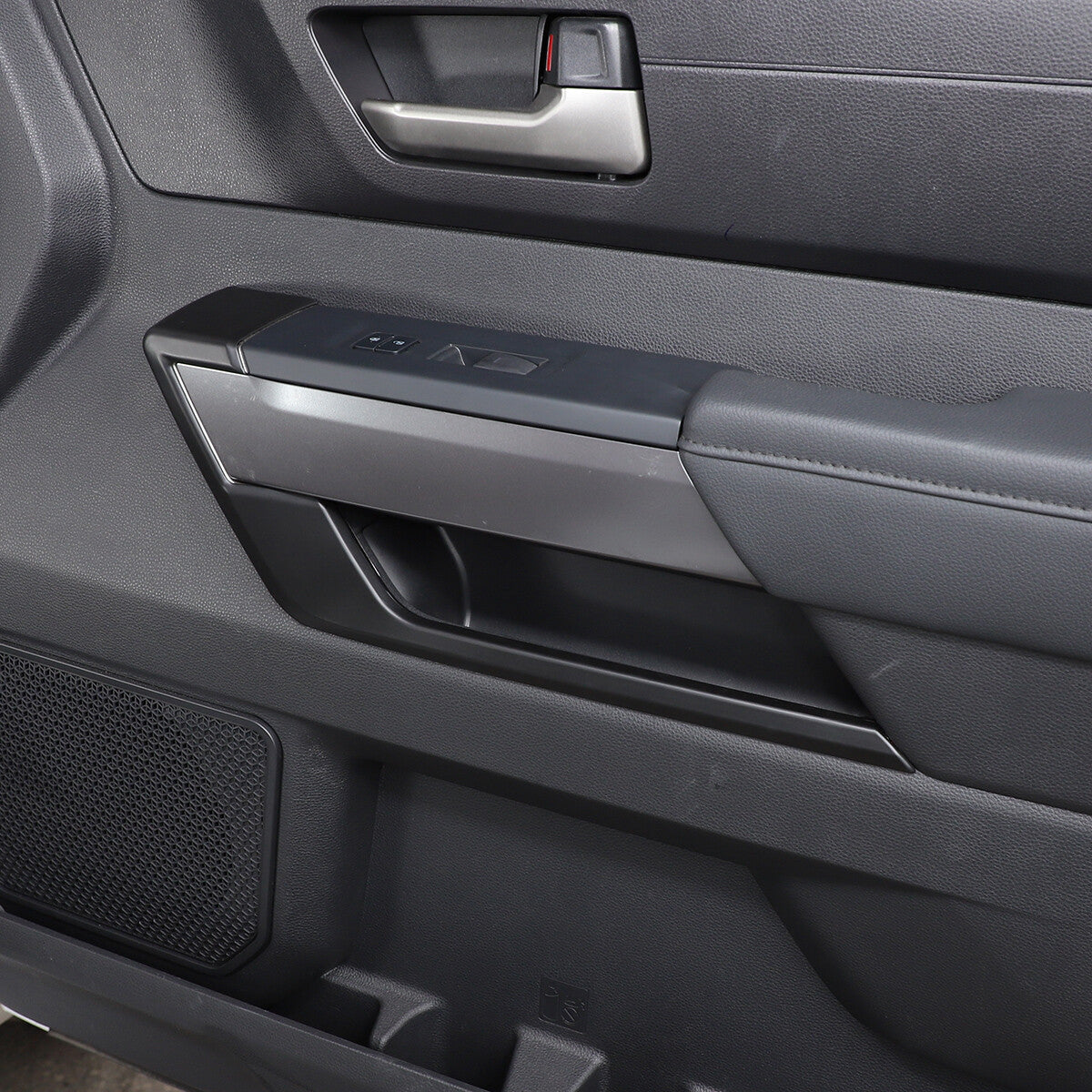 Matte Black ABS Interior Decoration Cover Trim Kit For Toyota Tundra 2022-26 US - Variants 21-25 30