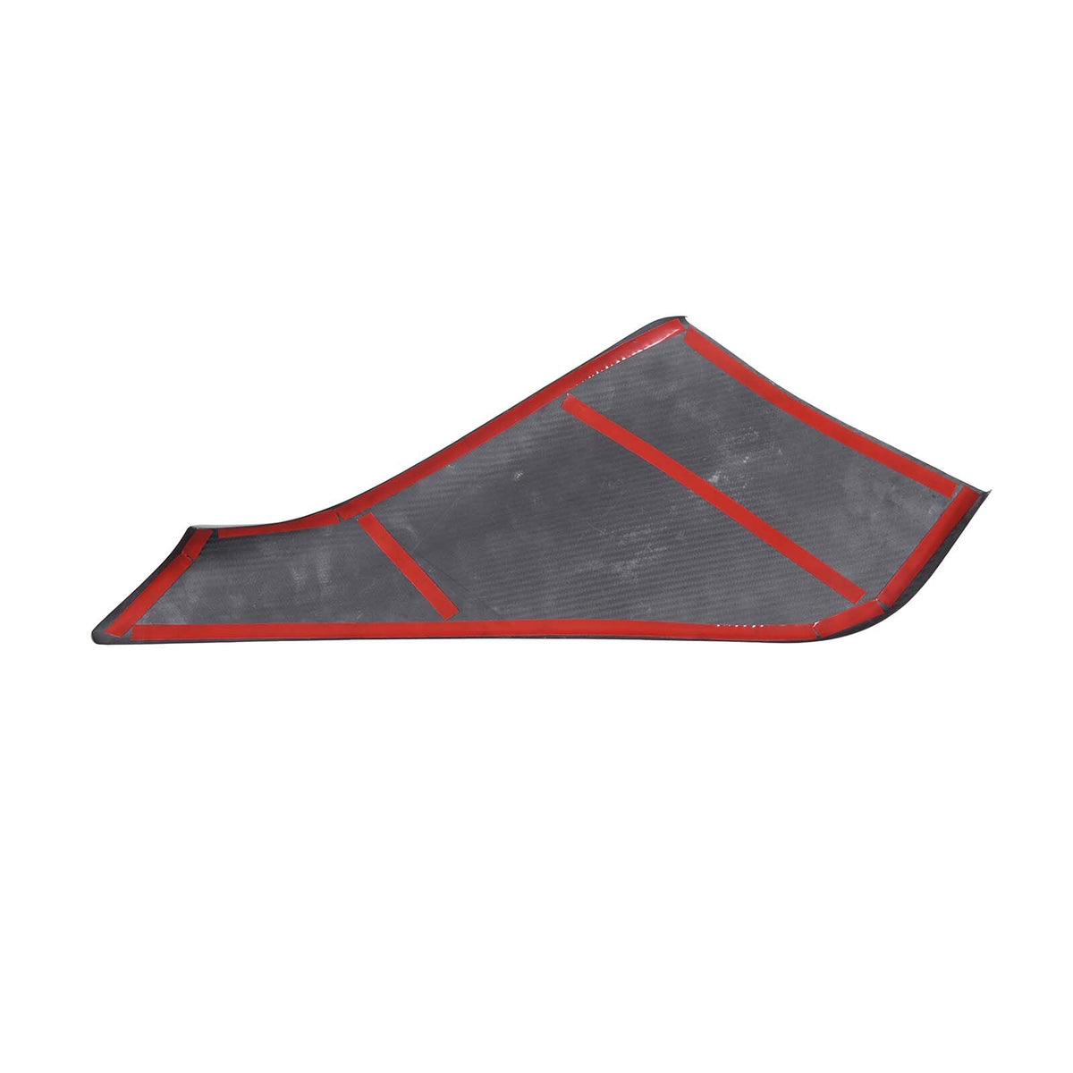 Red Real Carbon Fiber Center Console Left Side Panel Trim For GR Supra 20-23 2