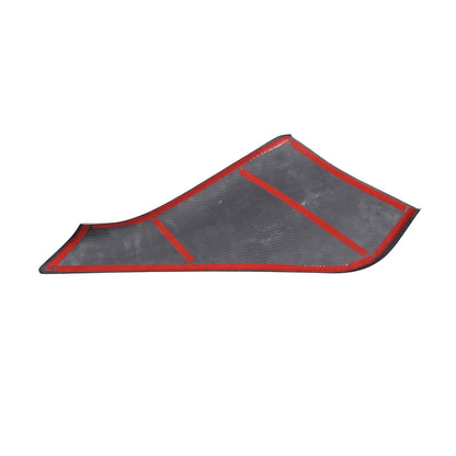 Red Real Carbon Fiber Center Console Left Side Panel Trim For GR Supra 20-23 2