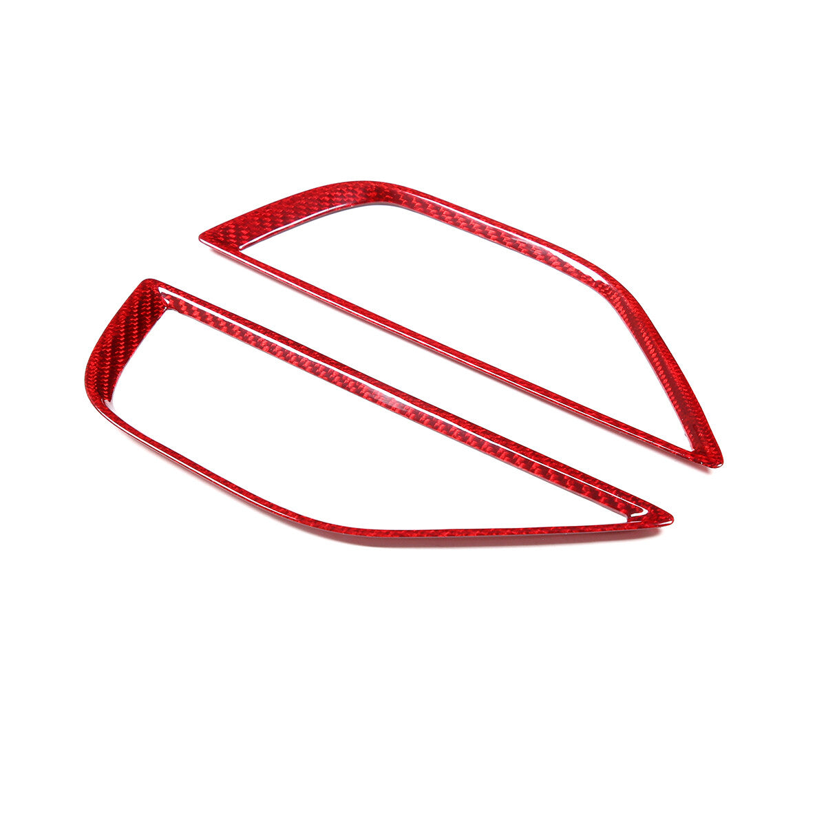 Red Real Carbon Fiber Interior Center Console Trim Set Kit For Subaru BRZ 22+ 18