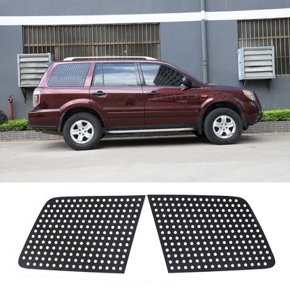 Exterior Rear Quarter Door Window Pillar Cover Trim For Honda Pilot 2003-2008 4