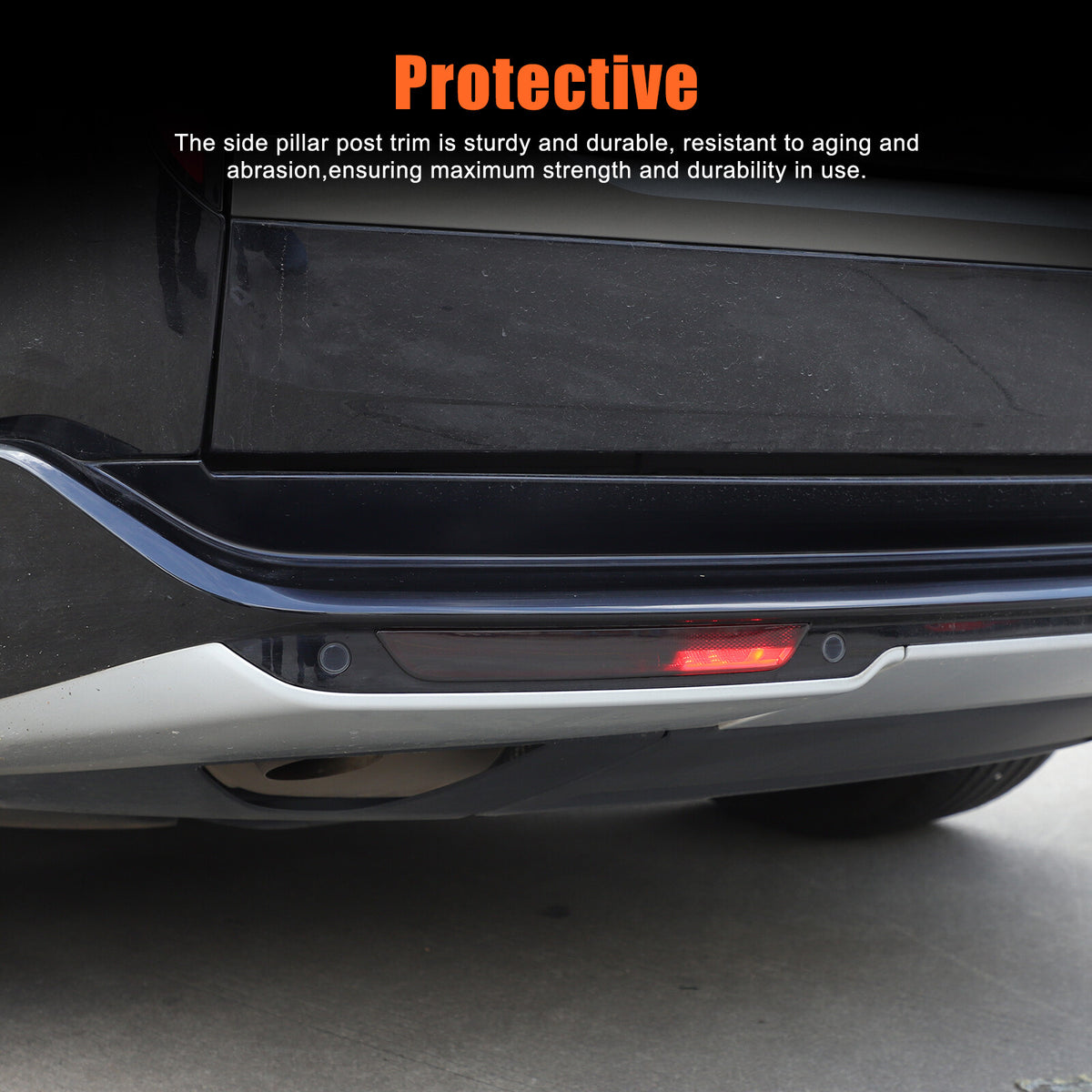Smoked Rear Fog Tail Light Lamp Cover Trim For Range Rover Vogue L460 2023+ US 24