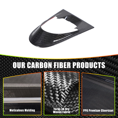 Real Carbon Fiber Instrument Trim Overlay For Porsche Panamera 971 17-23 US 12