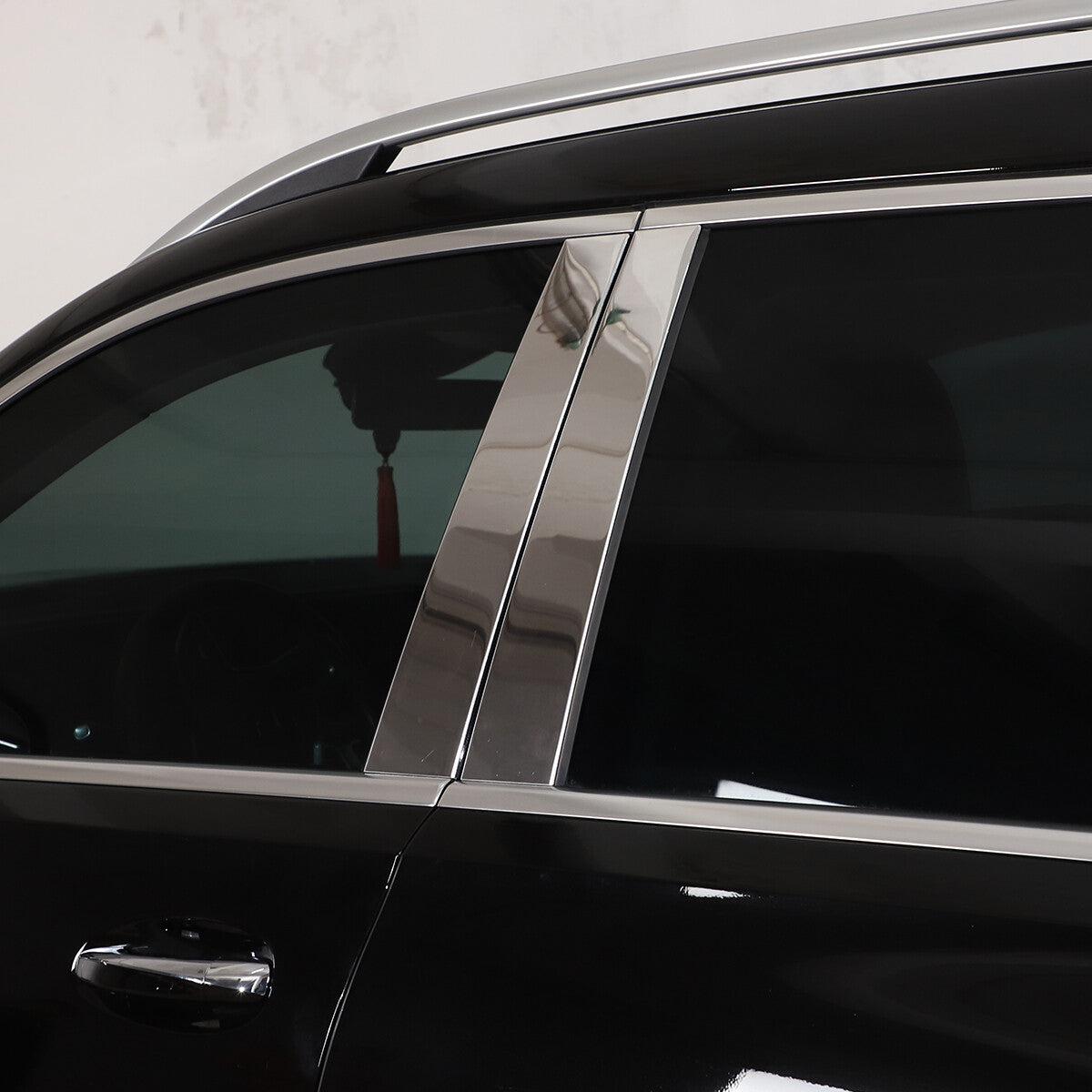 Aluminum Window Pillar Posts Cover For Mercedes Benz GLE GLS X167 2021-24 US 3