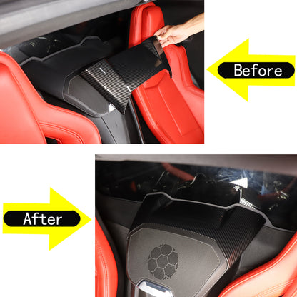 Carbon Fiber ABS Interior Full Decor Cover Trim Kit For Corvette C8 2020-2025 - Styles 41-45 21