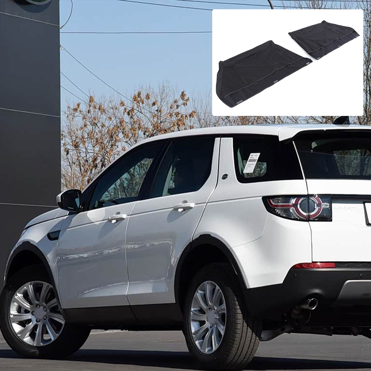 Rear Door Window Sunshade Sun Cover For Land Rover Discovery Sport L550 2016-19 11