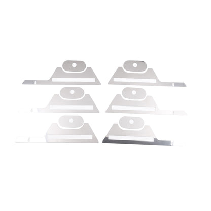 Chrome Steel Exterior Rocker Panel Trim Hood Deck Vent Set For Hummer H2 03-09 69