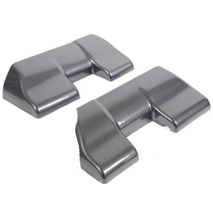 ABS Carbon Rear Seat Anti-kick Panel Trim For Toyota Land Cruiser LC250 24+ 5