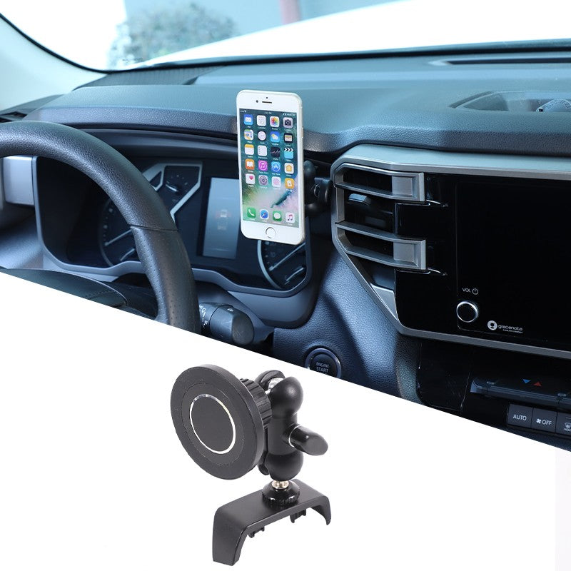 Magnetic Dashboard Right Side Phone Mount Bracket For Toyota Tundra 2022+ US 22