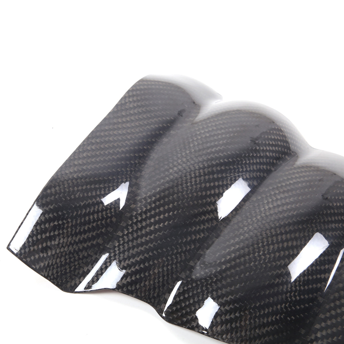 2Pcs Real Dry Carbon Fiber Intake Manifold Cover Engine For Corvette C6 2005-13 11