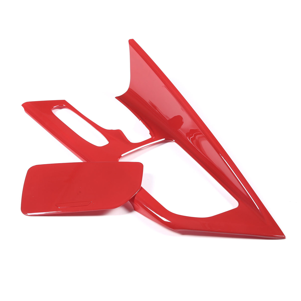 Red Full Interior Set Dash Panel Decor Cover Trim Kit For Corvette C8 2020-25 - Variants 11-15 67