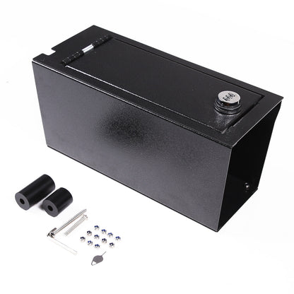 For Toyota Tundra 2014-21 Center Console Small Safe GUN Storage Lock Box W/ TRAY 6