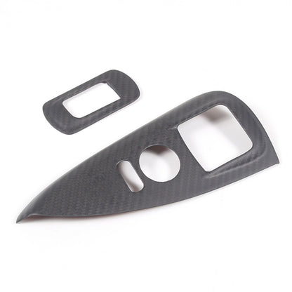 Matte Dry Real Carbon Fiber Center Console Trim Cover For Corvette C6 2005-13 85