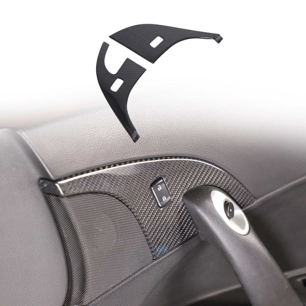 Real Dry Carbon Fiber Full Interior Set Decor Trim Kit for Corvette C6 2005-13 - Styles 1-5 48
