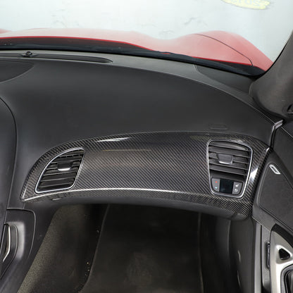 Real Carbon Fiber Dashboard Panel Decor Cover for Corvette C7 14-19 8