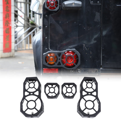 Steel Rear Tail light lamp Cover trim For For Land Rover Defender L316 2004-19 22