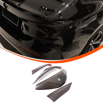 Smoked Rear Tail Light Guard Decor Cover Trim Bezels For BMW 4 Series 2021+ 23
