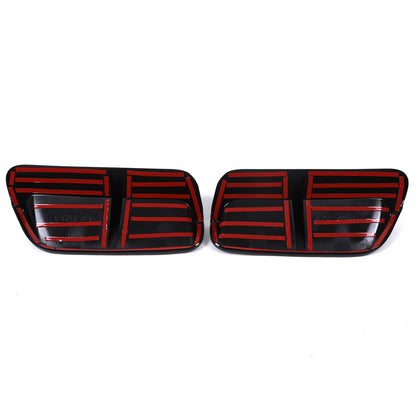 Piano Black Rear Lower Bumper Side Spoiler Trim For BMW X1 U12 23+ Sport US 10