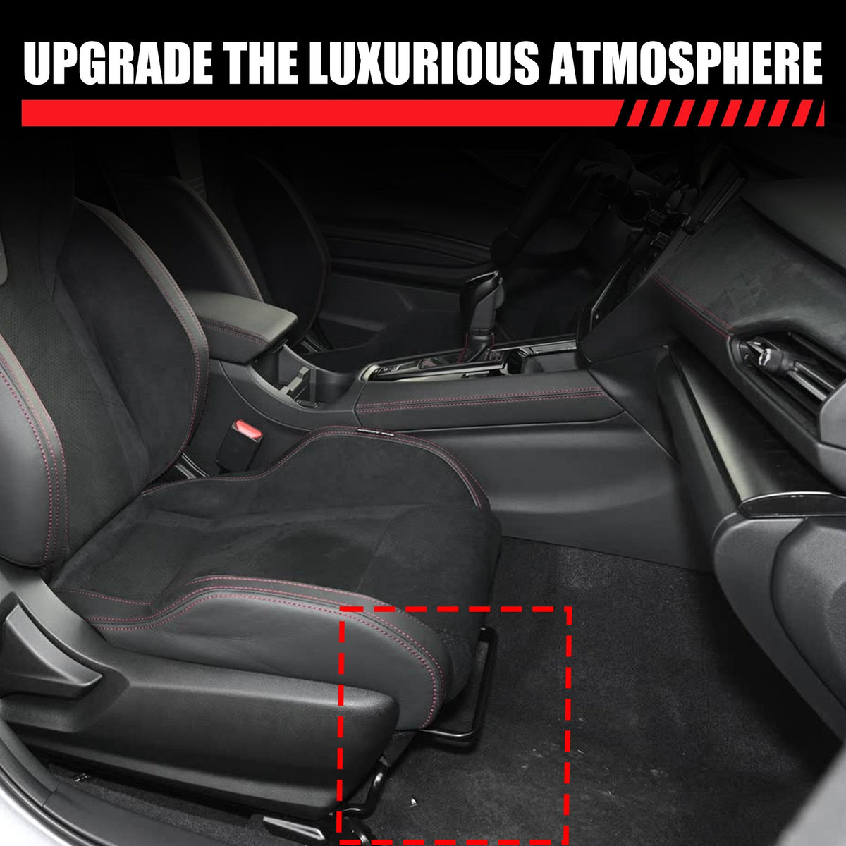 Aluminum Passenger Side Seat Storage Basket For Subaru Crosstrek GU 2024+ US 16
