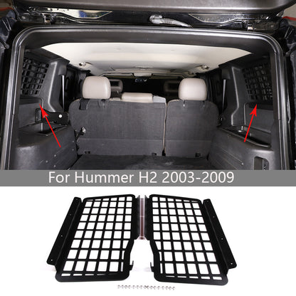 Car Trunk Shelf Storage Bracket Luggage Rack With Bag For Hummer H2 2003-2009 2