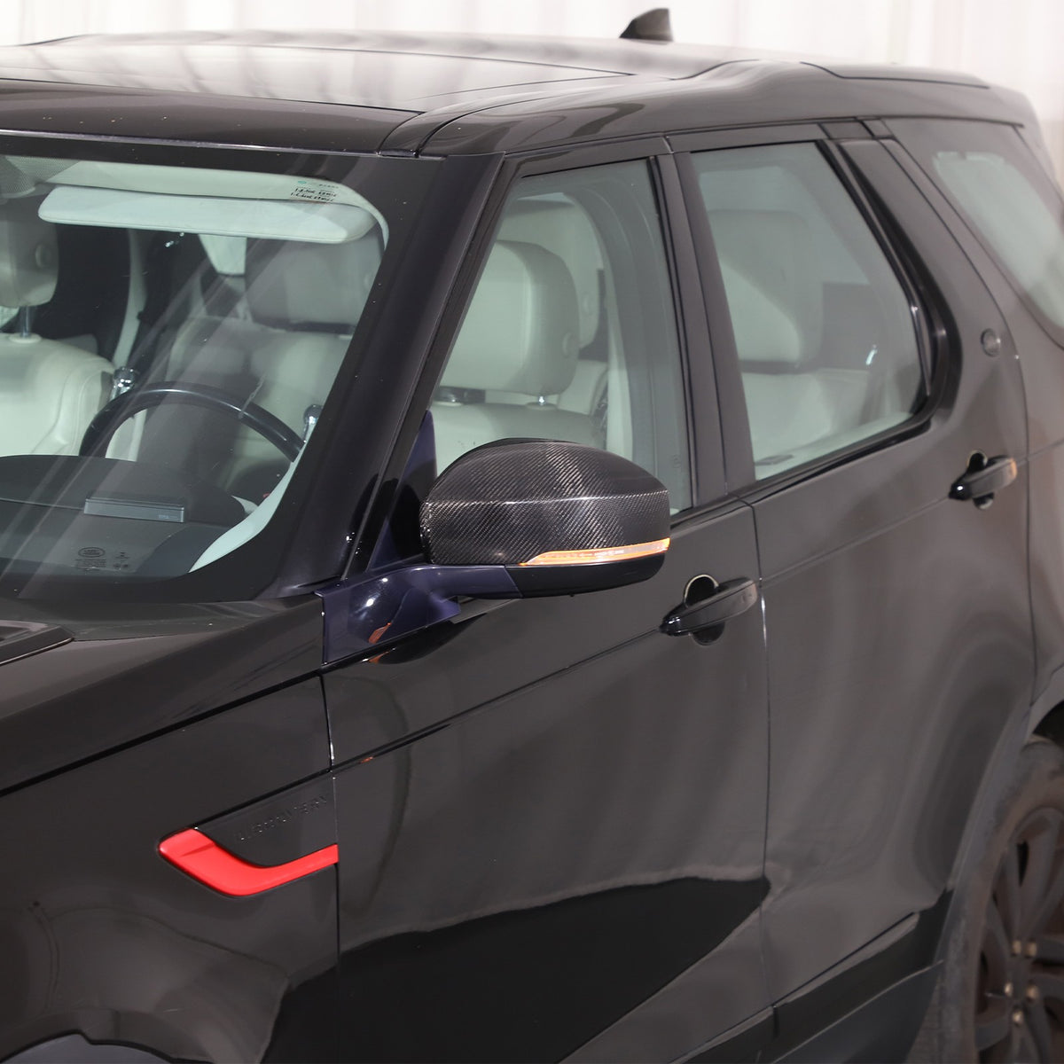 Real Carbon Fiber Exterior Mirror Cover Trim For LR Range Rover Sport L494 14-22 11
