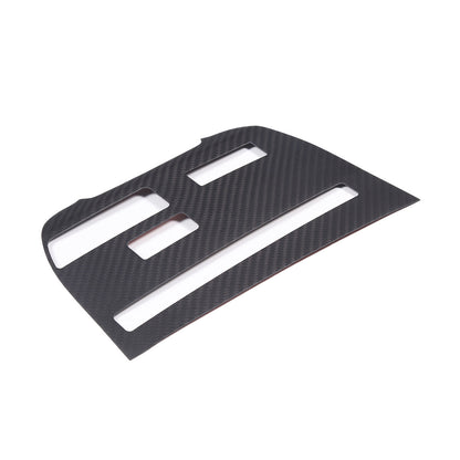 Matte Carbon Fiber Center Console CD Panel Frame TrimFor Nissan GTR R35 2008-16 5
