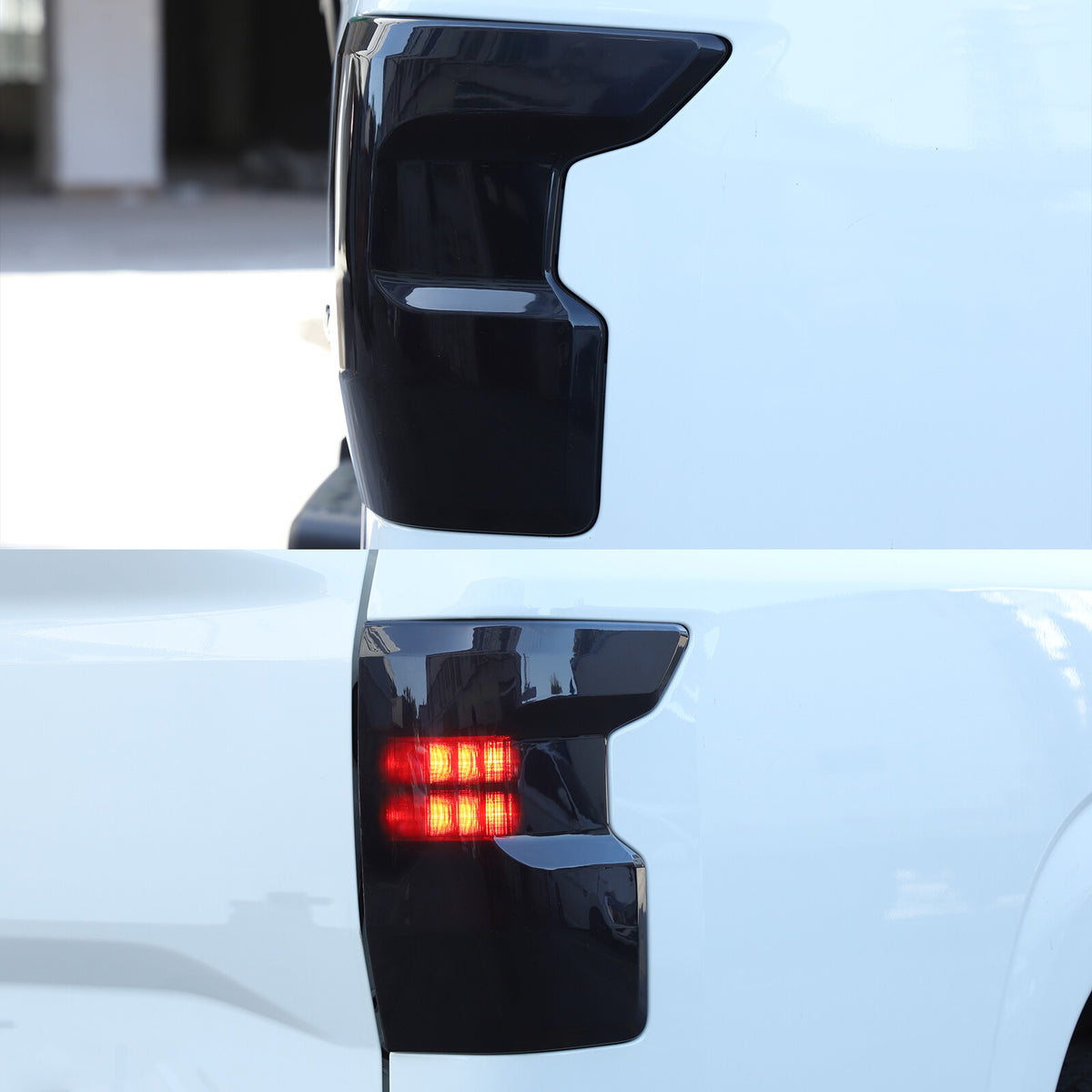 Smoked Blackout Tail Light Lamp Cover Bezel Overlay Trim For Nissan Frontier 22+ 11