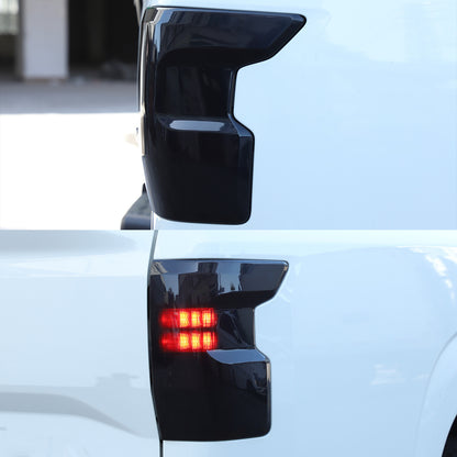 Smoked Blackout Tail Light Lamp Cover Bezel Overlay Trim For Nissan Frontier 22+ 11