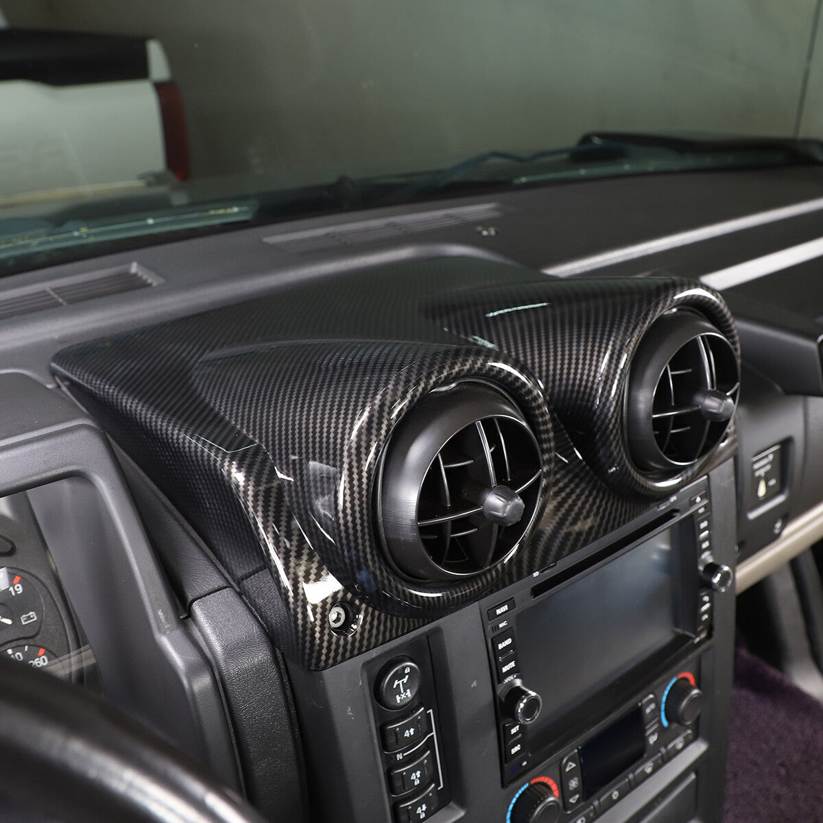 ABS Carbon Fiber Interior Full Set Panel Cover Trim for Hummer H2 2003-2007 - Styles 1-5 6