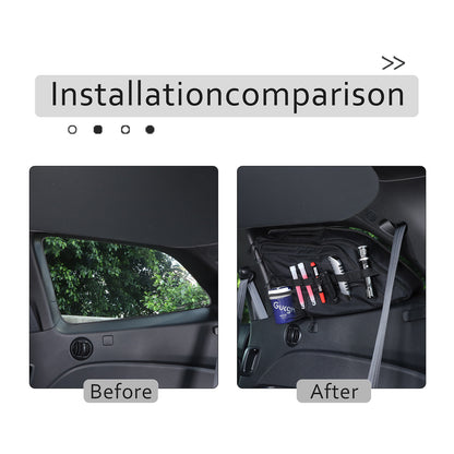 Car Trunk Right Side Window Storage Bag Tool Bag For Honda Pilot 2016-2022 9