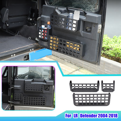 Tailgate Molle Panel Storage Basket For Land Rover Defender L316 2004-2018 1