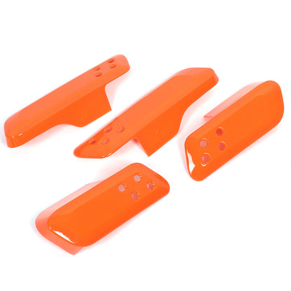Orange ABS Interior Door Handle Panel Trim For Ford Maverick 2022+ US 11