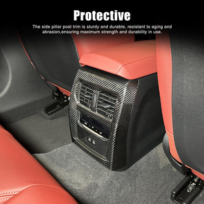 Real Carbon Fiber Rear Air Vent Frame Trim For BMW 4 Series G22/G23/G26 2020+ 23