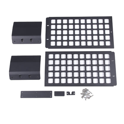 Black Alloy Steel Inner Roof MOLLE Panel Brackets For Toyota FJ Cruiser 07-21 US 10