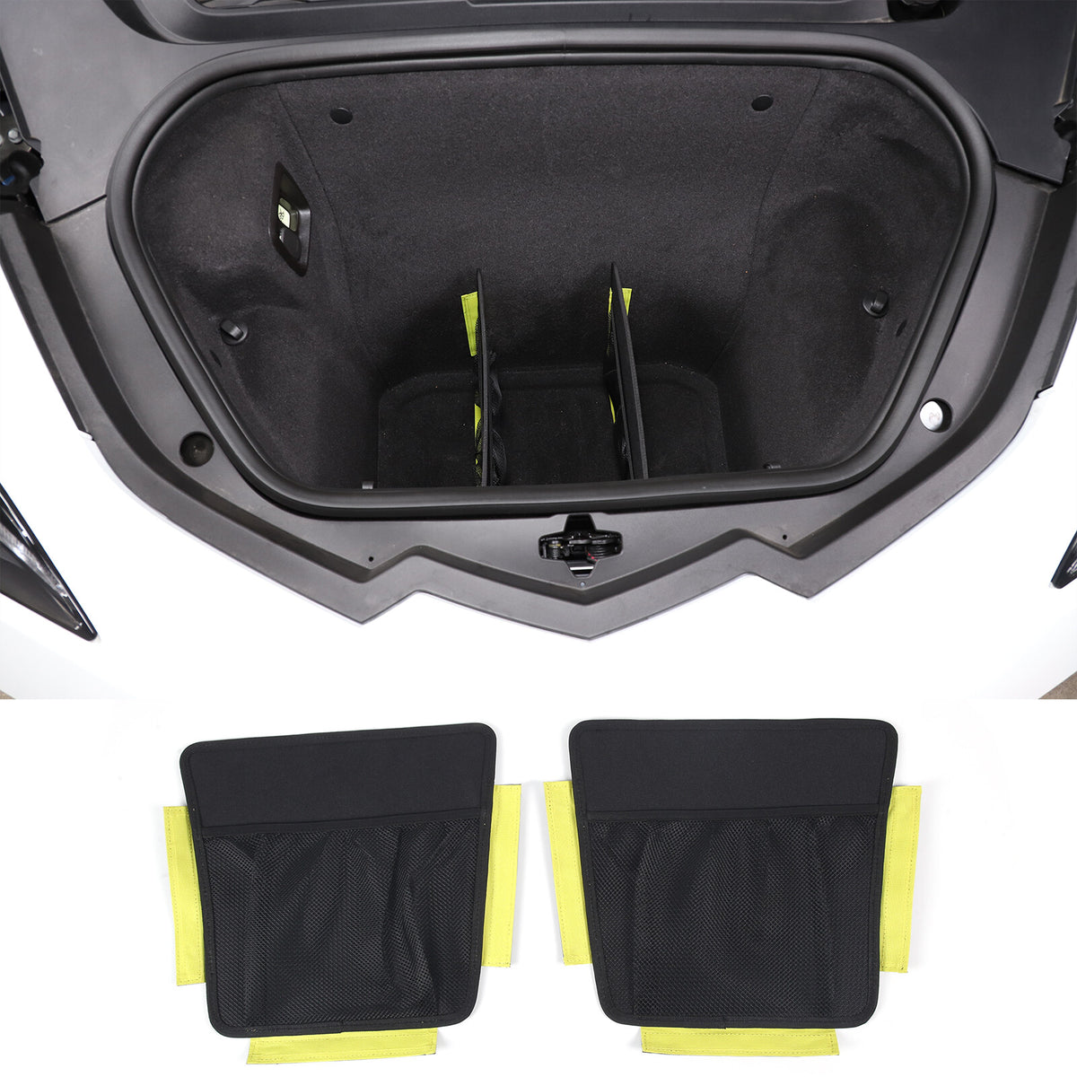 Center Console Seat Frunk Rear Trunk Storage Bag Tray For Corvette C8 20-26 65