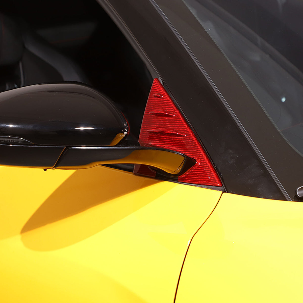 Red Real Carbon Fiber Interior Exterior Conosle Trim Cover For Lotus EMIRA 21-25 178